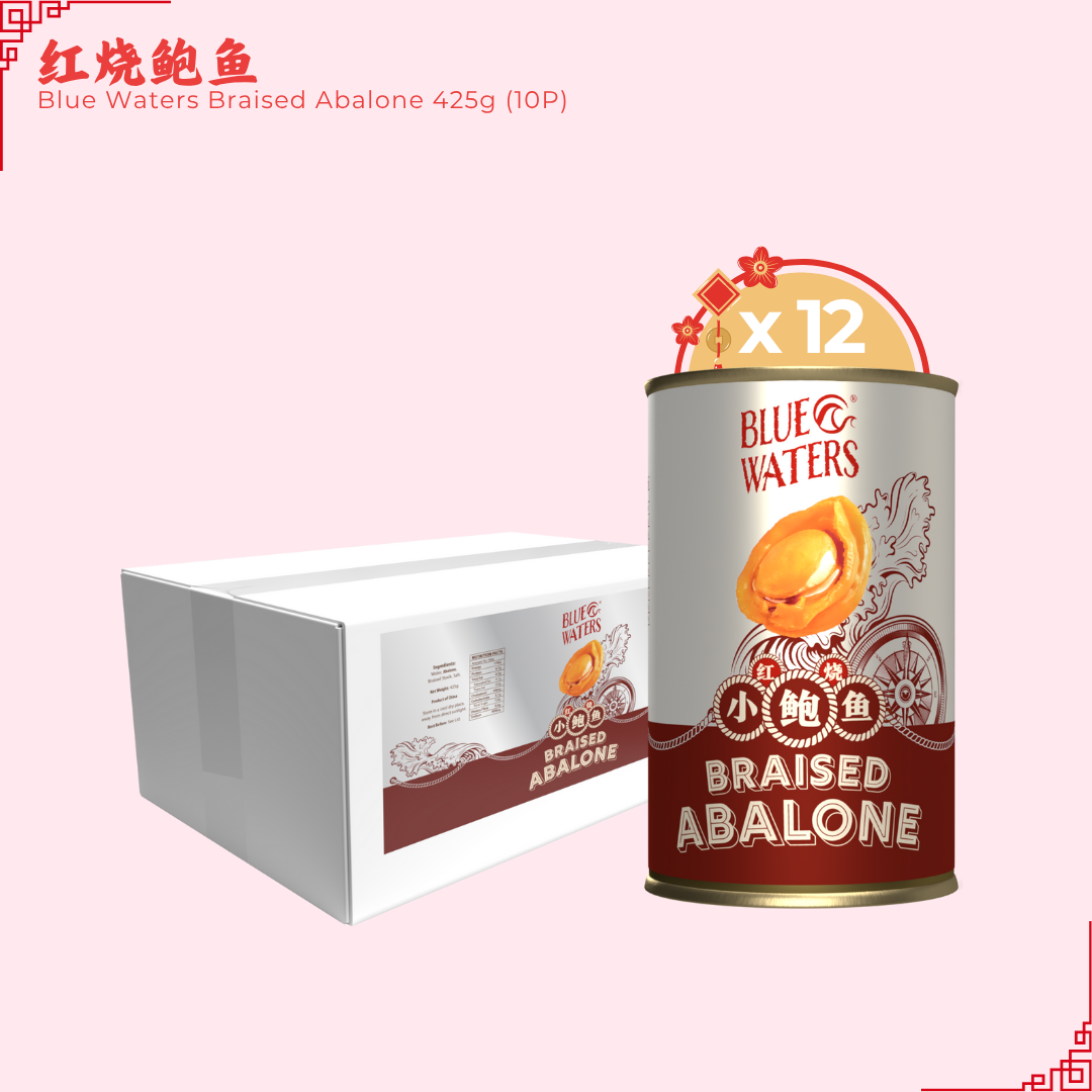 [Carton Deal] Blue Waters Baby Abalone in Braised 425g (10P, DW: 80g)