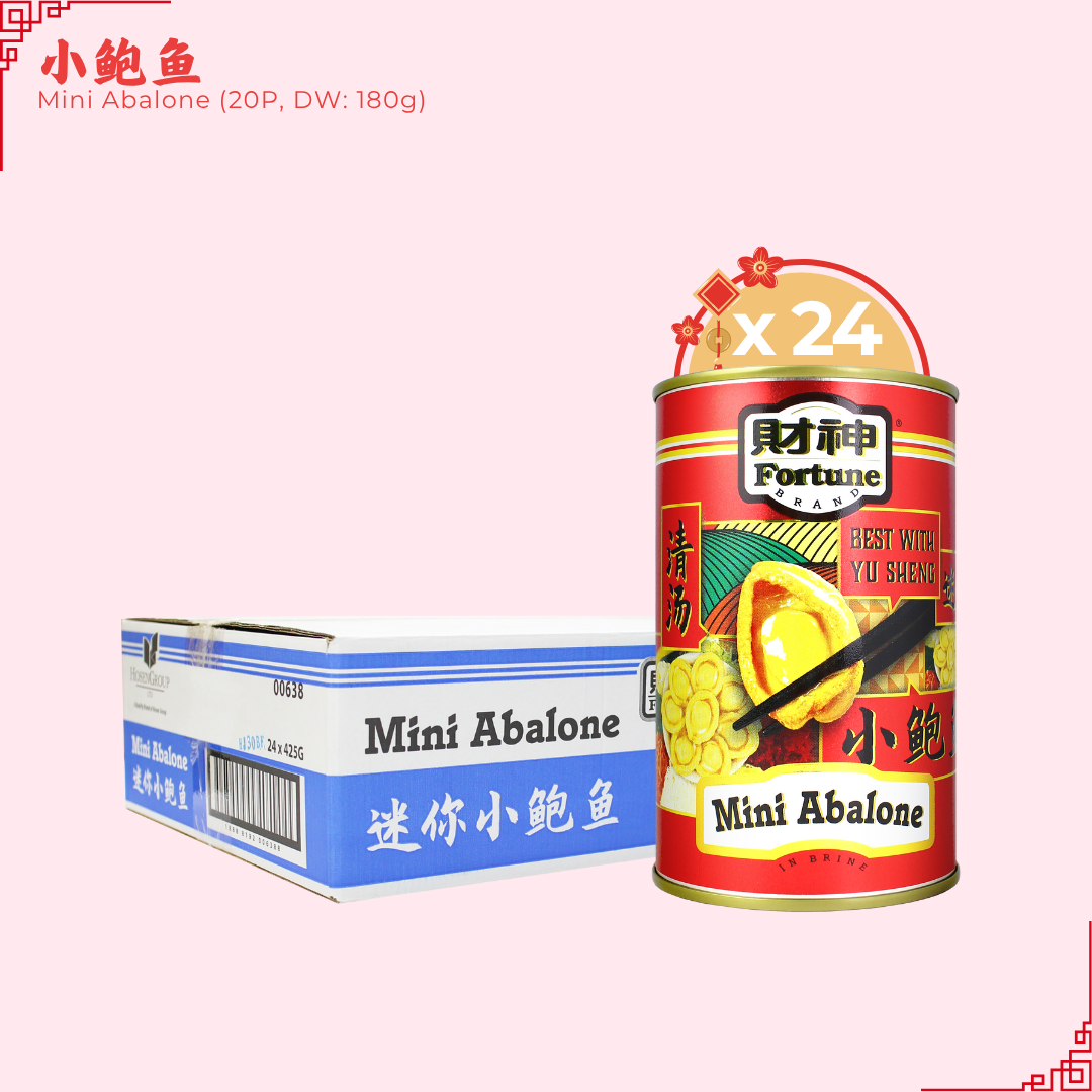 [Carton Deal] Fortune Mini Abalone 425g (20P, DW: 180g)
