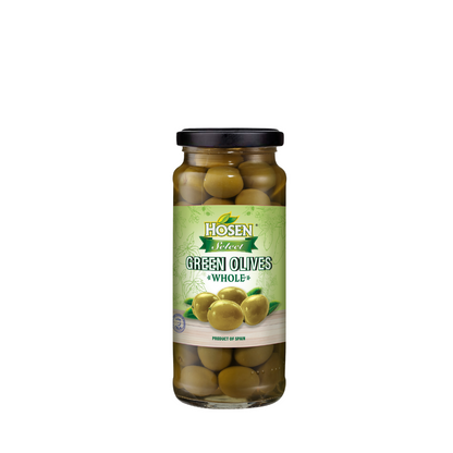 Hosen Select Green Olives Whole 350g