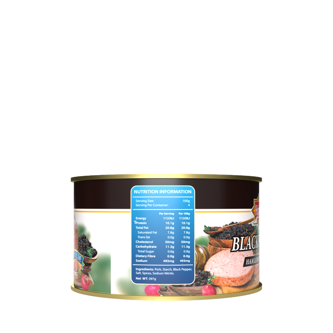 Highway Ham Black Pepper Luncheon Meat 397g