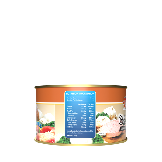 Highway Ham Garlic Luncheon Meat 397g
