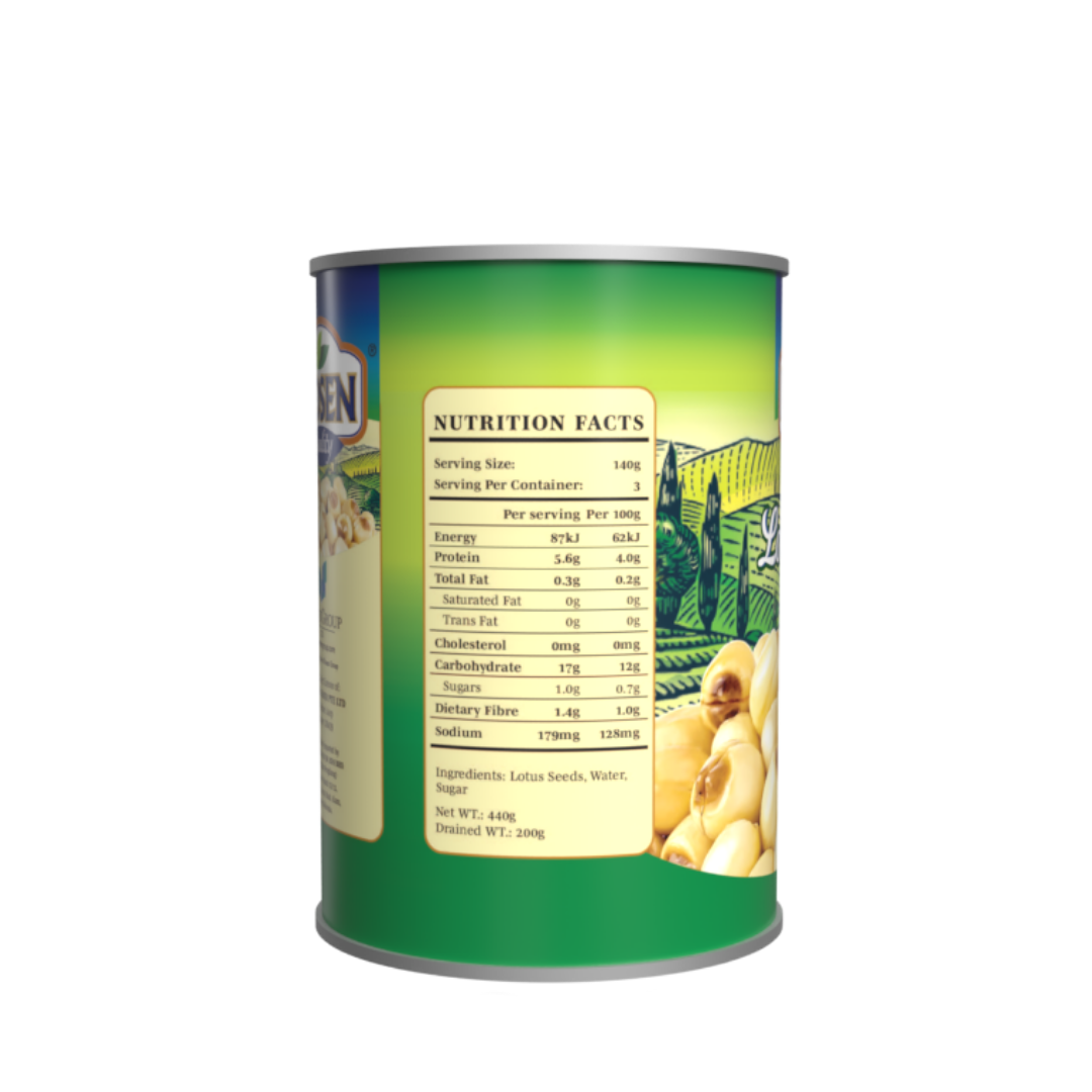 Hosen Lotus Seeds in Syrup 440g