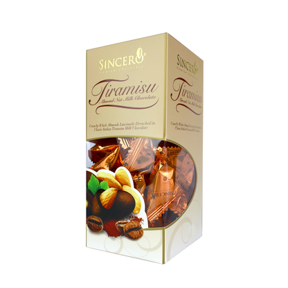 Sincero Tiramisu Almond Milk Chocolate (Tower Box) 180g