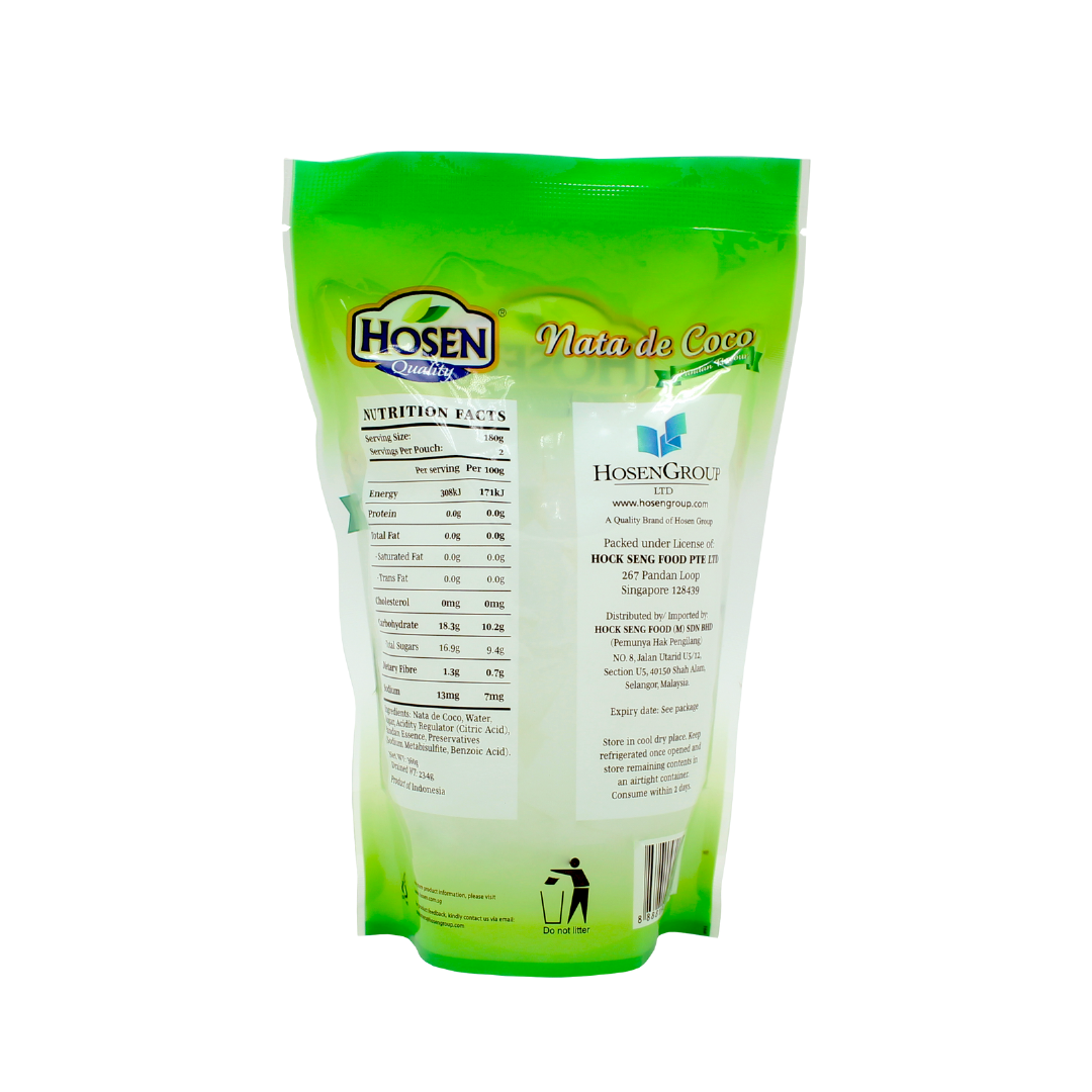 Hosen Nata de Coco Pandan 360g