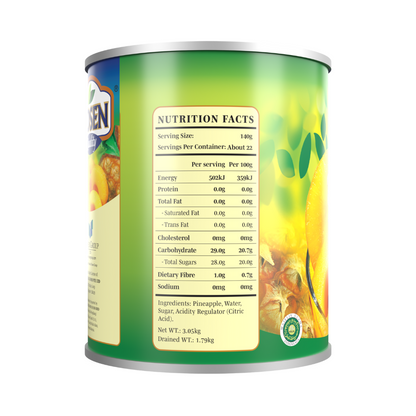 Hosen Pineapple Slices in Syrup 3.05kg