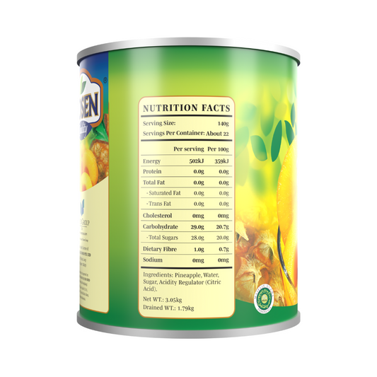 Hosen Pineapple Slices in Syrup 3.05kg