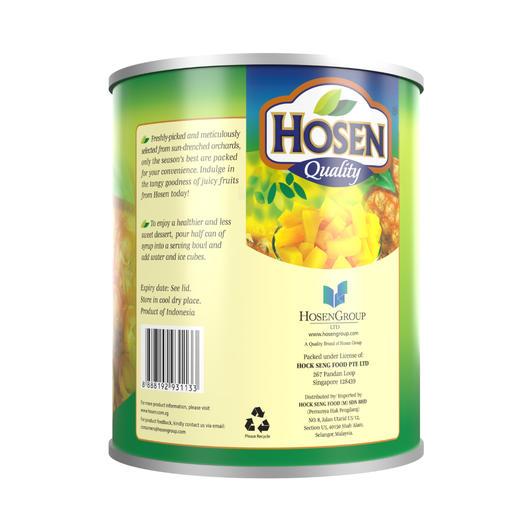 Hosen Pineapple Tidbits in Syrup 3.05kg