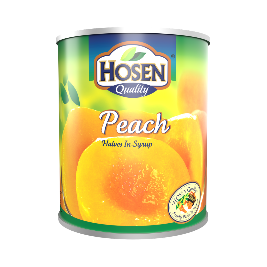 Hosen Peach Halves in Syrup 3.06kg