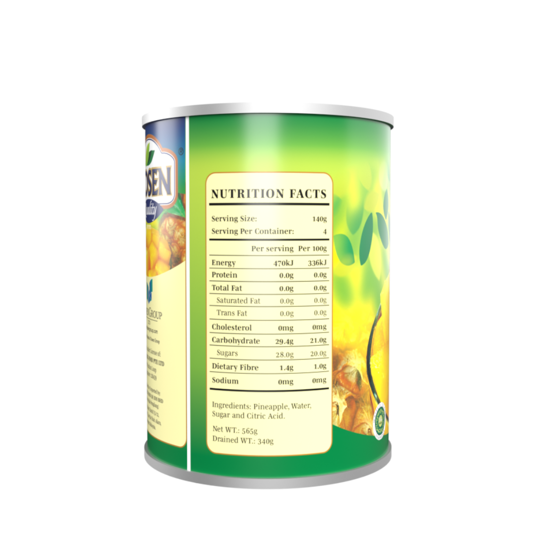 Hosen Pineapple Cubes in Syrup 565g
