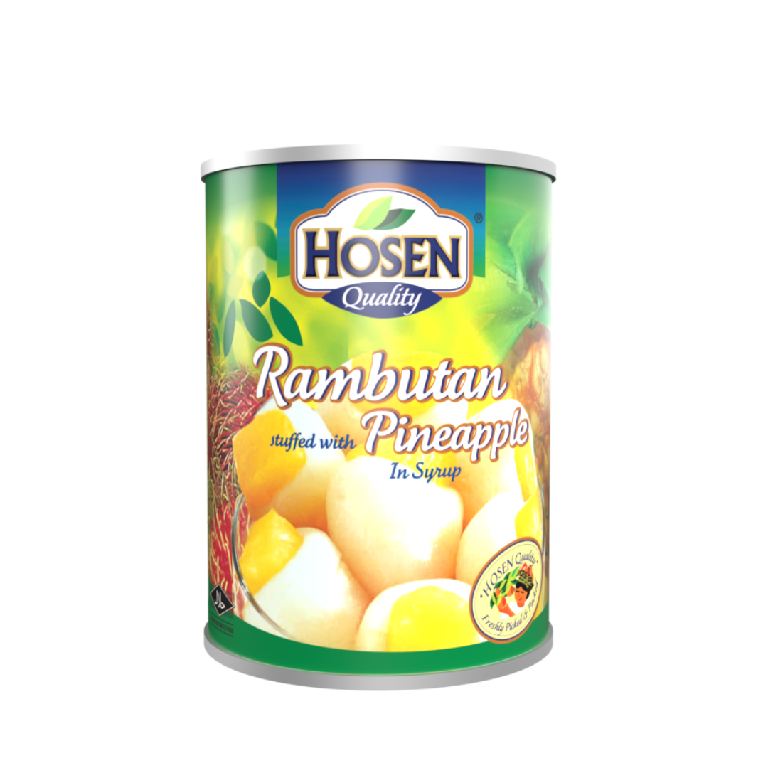 Hosen Rambutan stuffed with Pineapple 565g