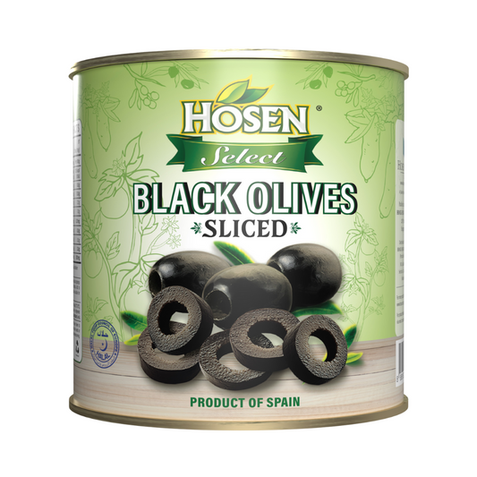Hosen Select Black Olives Sliced 3kg