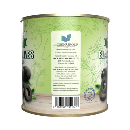 Hosen Select Black Olives Sliced 3kg