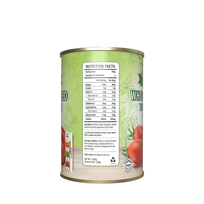 Hosen Select Whole Peeled Tomato (Pelati) 400g