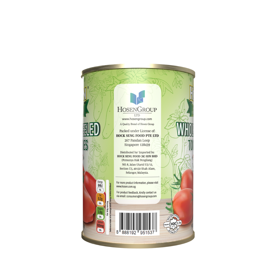 Hosen Select Whole Peeled Tomato (Pelati) 400g