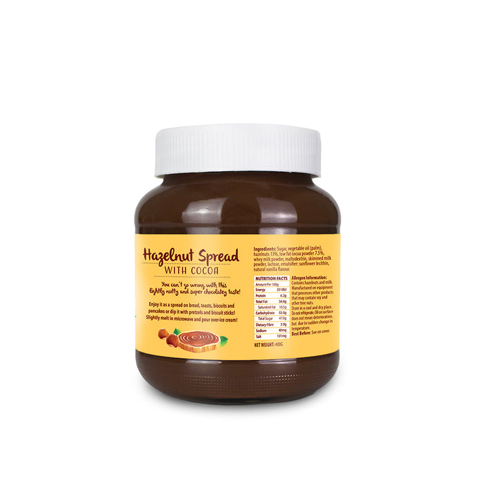 Highway Hazelnut Spread with Cocoa 400g