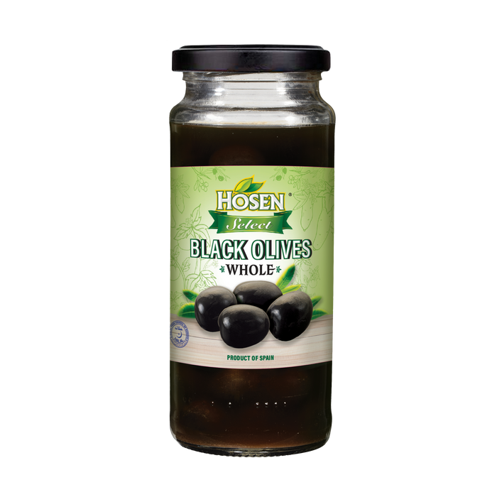 Hosen Select Black Olives Whole 350g