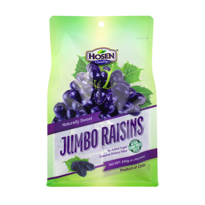 Hosen Jumbo Raisins 8 x 30g (Multi-Pack)