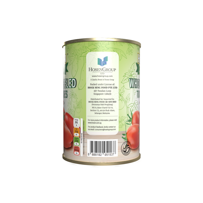 Hosen Select Whole Peeled Tomato 400g