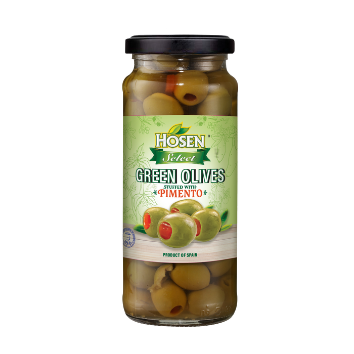 Hosen Select Pimento Green Olives 350g