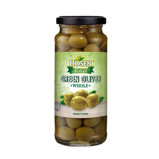 Hosen Select Green Olives Whole 350g