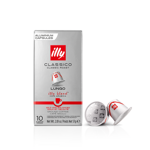 illy Classico Lungo - Nespresso Compatible Capsules (5.7g x 10 capsules)