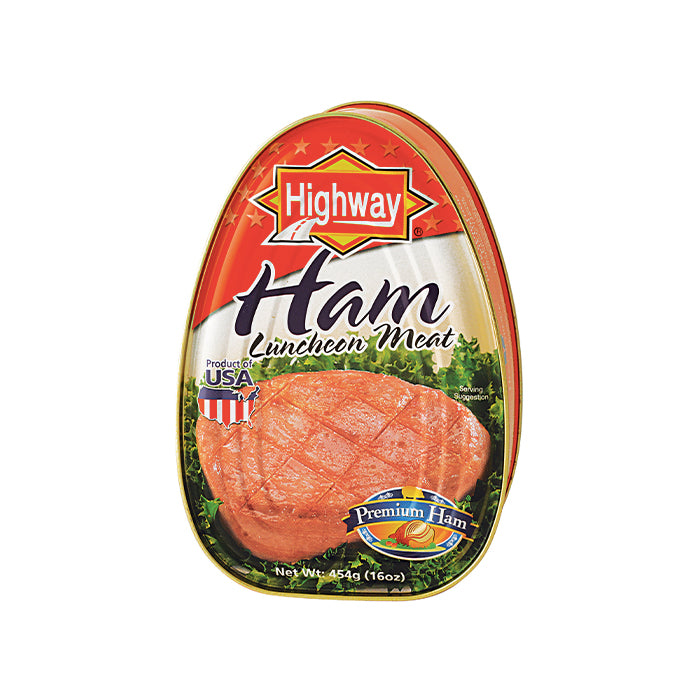 Highway USA Premium Ham Luncheon Meat 454g